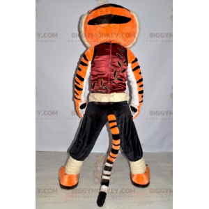 Traje de mascota BIGGYMONKEY ™ del famoso tigre Master Tigress