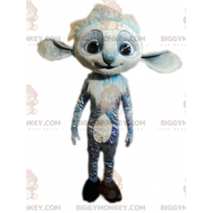Costume da mascotte BIGGYMONKEY™ con creatura pelosa blu
