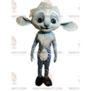 Costume da mascotte BIGGYMONKEY™ con creatura pelosa blu