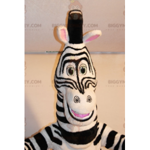 BIGGYMONKEY™ Marty famoso costume della mascotte della zebra