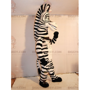 Kostium maskotka słynna animowana zebra BIGGYMONKEY™ Marty'ego