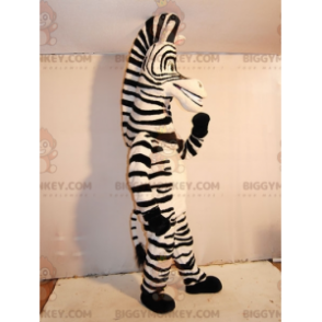 Kostým BIGGYMONKEY™ Marty slavný kreslený zebra madagaskarský