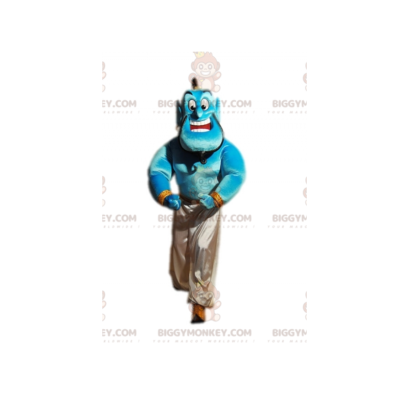 BIGGYMONKEY™ maskotdräkt av den berömda Genie i Aladdin. Fakirs