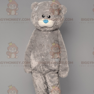 Me to you Beroemde grijze teddy BIGGYMONKEY™ mascottekostuum -