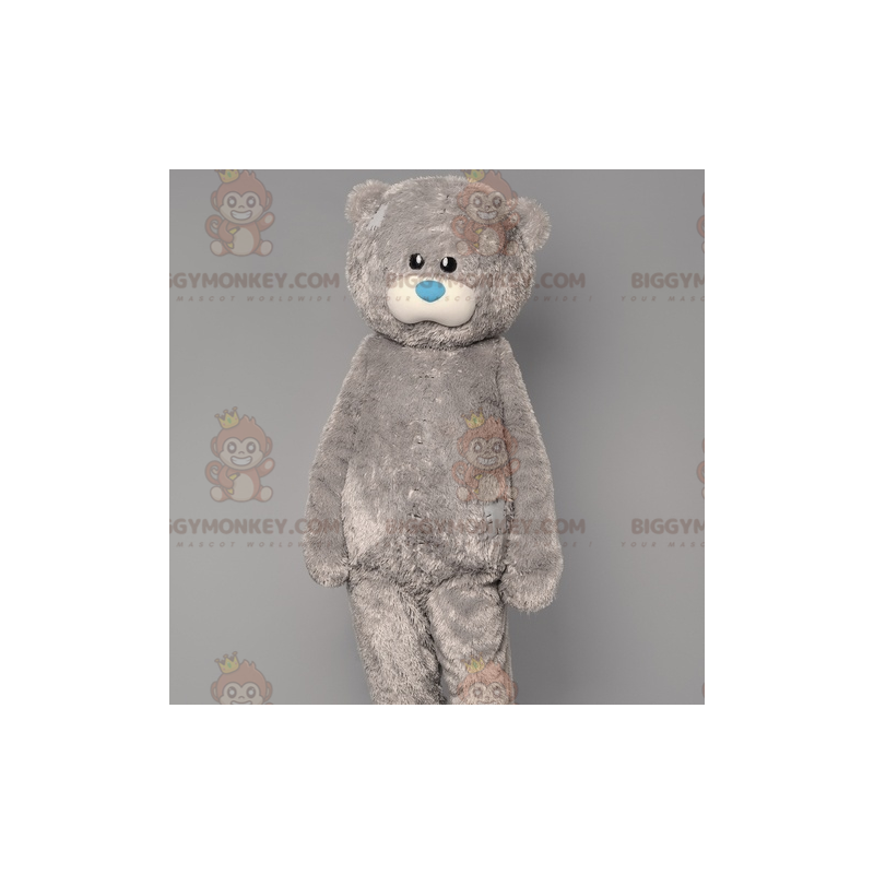 Me to you Beroemde grijze teddy BIGGYMONKEY™ mascottekostuum -