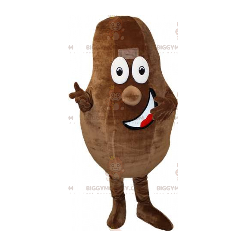 Giant Smiling Cocoa Bean BIGGYMONKEY™ maskottiasu -