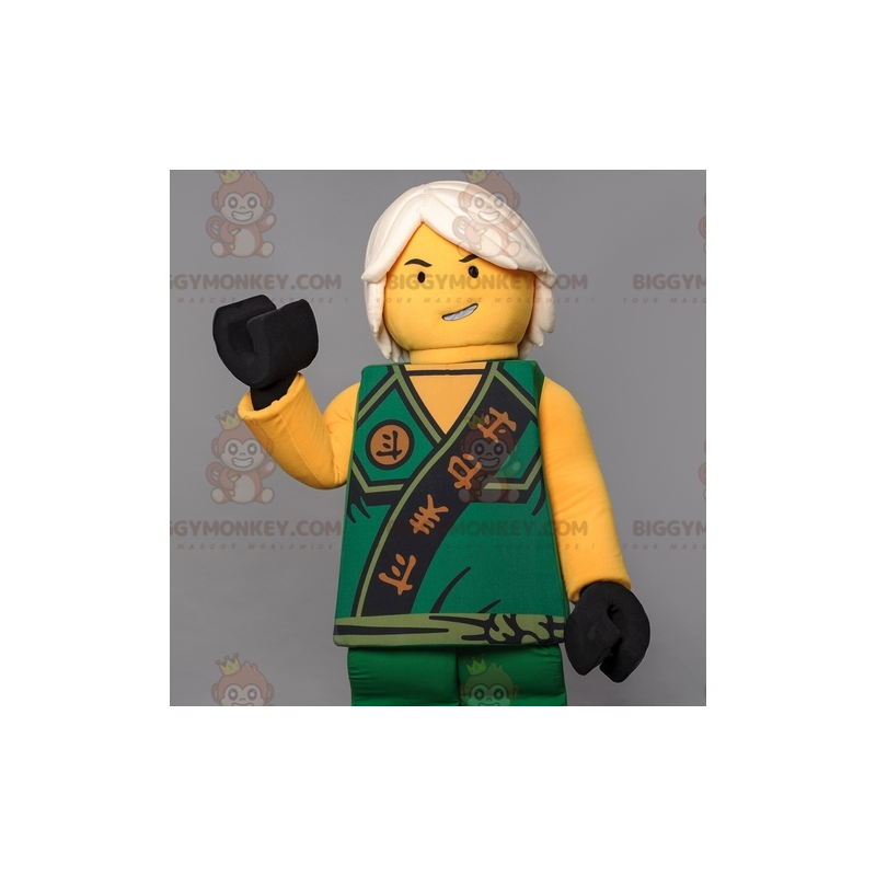 Costume da mascotte Playmobil BIGGYMONKEY™ vestito da samurai -