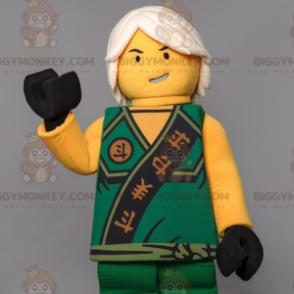 Traje de mascote Playmobil BIGGYMONKEY™ vestido de samurai –