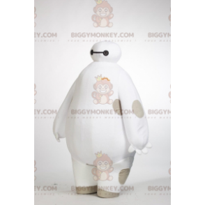 Futuristisk White Fat Man BIGGYMONKEY™ maskotkostume -