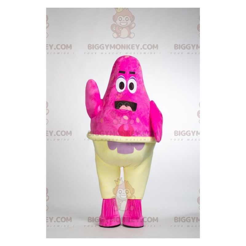 Costume de mascotte BIGGYMONKEY™ de Patrick étoile de mer dans