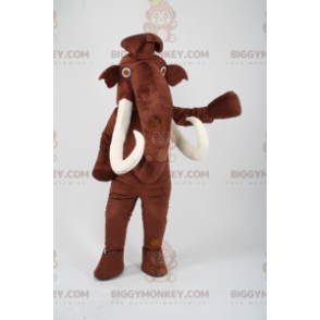 Many Famous Ice Age Brown Mammoth BIGGYMONKEY™ Mascot Costume –