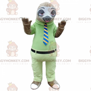 Kostým maskota Zootopia Flash lenochod BIGGYMONKEY™ –