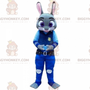 Traje de mascote de coelho policial famoso BIGGYMONKEY™ Judy da