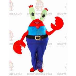 BIGGYMONKEY™ mascottekostuum Mr. Krabs beroemde rode krab in