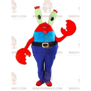 BIGGYMONKEY™ maskottiasu Mr. Krabs Kuuluisa punainen rapu Paavo