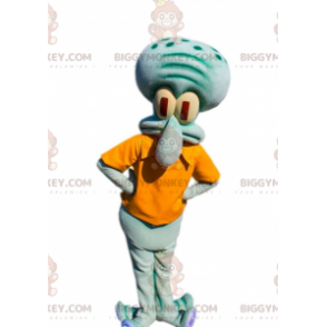 Costume de mascotte BIGGYMONKEY™ de Carlo Tentacule calamar de