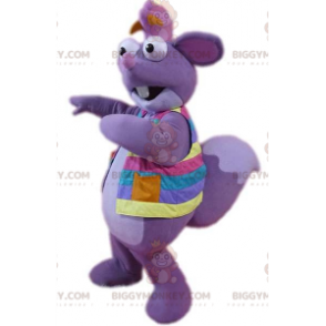 Dora the Explorer Purple Squirrel Tico BIGGYMONKEY™ Maskotdräkt