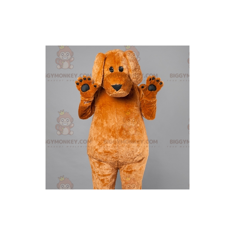 Kostium maskotka duży brązowy pies BIGGYMONKEY™. kostium psa -