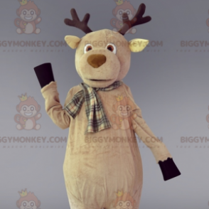 Reuze Caribou Moose Reindeer BIGGYMONKEY™ Mascottekostuum met