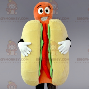 Costume da mascotte Hot Dog gigante BIGGYMONKEY™. costume da