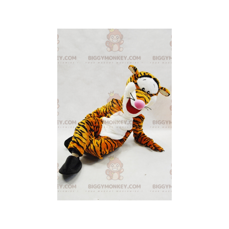 Traje de mascote do Tigrão amigo leal do Ursinho Pooh