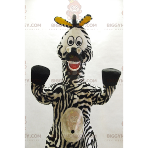 BIGGYMONKEY™ Marty Famoso disfraz de mascota de cebra de