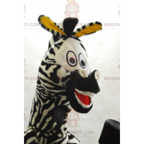 BIGGYMONKEY™ Marty berömd tecknad Zebra Madagaskar maskotdräkt