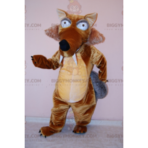 Ice Age Scrat Beroemde eekhoorn BIGGYMONKEY™ mascottekostuum -