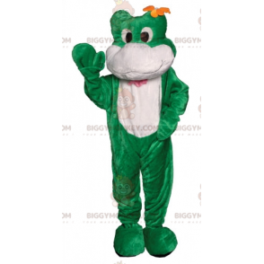 Costume de mascotte BIGGYMONKEY™ de grenouille verte et