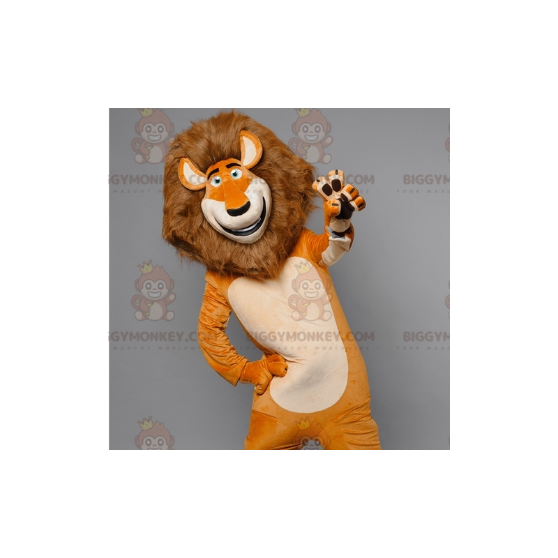 Costume de mascotte BIGGYMONKEY™ de Alex le lion de Madagascar