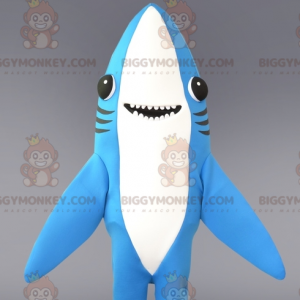 Great Fun Blue and White Shark BIGGYMONKEY™ Mascot Costume –