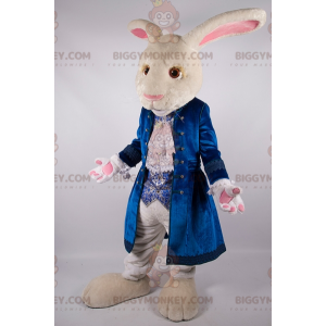 Στολή μασκότ BIGGYMONKEY™ White Rabbit Alice in Wonderland -