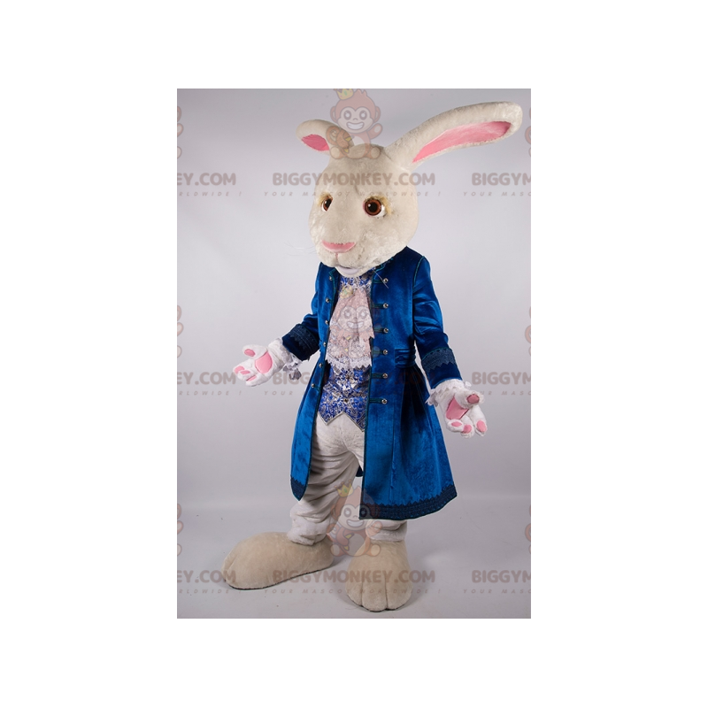 Alice i Underlandet White Rabbit BIGGYMONKEY™ maskotdräkt -