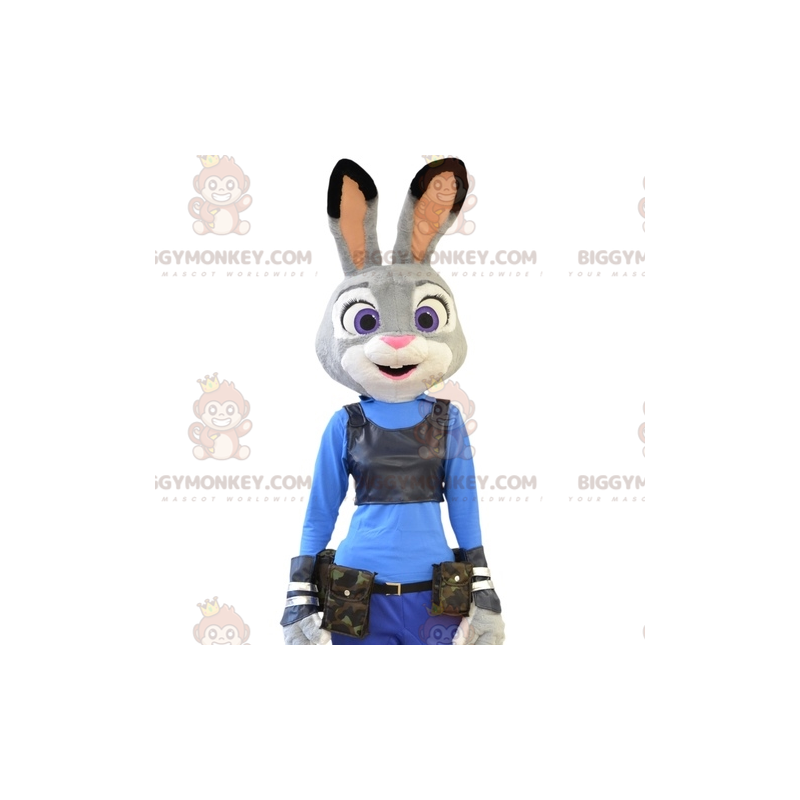 BIGGYMONKEY™ Judy Famous Policeman Rabbit Mascot Costume from