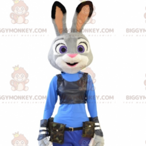 BIGGYMONKEY™ Judy Famous Policeman Rabbit Mascot Costume from