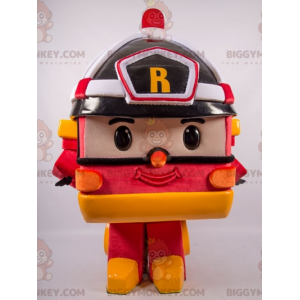 Costume de mascotte BIGGYMONKEY™ de camion de pompier de jouet