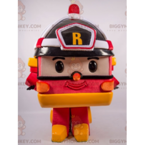 Kostým maskota BIGGYMONKEY™ Transformers, hasičské auto –