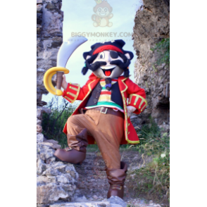 Costume da pirata colorato BIGGYMONKEY™ mascotte in abito