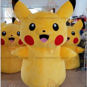 Kostým maskota BIGGYMONKEY™ Slavná manga žlutého pokémona