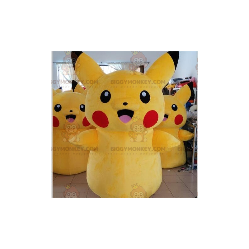 BIGGYMONKEY™ Maskotdräkt Berömda Pikachu Yellow Pokemon Manga -