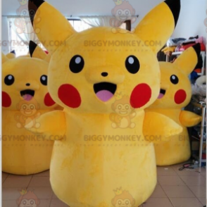 BIGGYMONKEY™ maskottiasu Kuuluisa Pikachu Yellow Pokemon Manga