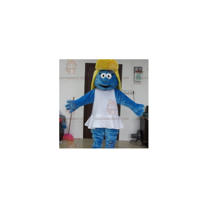 Smurfette Famous Comic Character BIGGYMONKEY™ Mascot Costume –