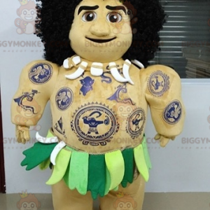 Costume da mascotte Maui Tahitiano tatuato Moana BIGGYMONKEY™ -