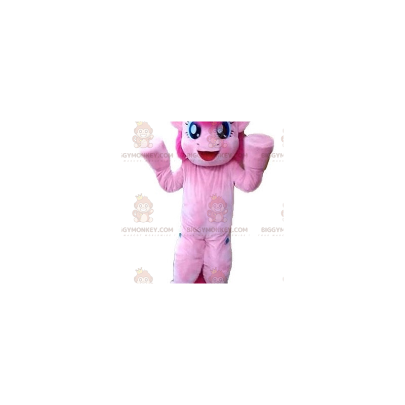 Costume de mascotte BIGGYMONKEY™ de poney rose géant et très