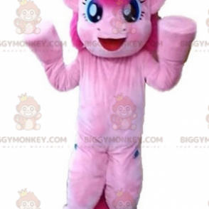 BIGGYMONKEY™ mascottekostuum gigantische roze pony en erg