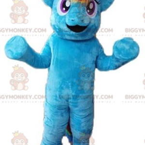 Costume da mascotte Super divertente Pony blu gigante