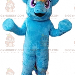 Costume de mascotte BIGGYMONKEY™ de poney bleu géant et très
