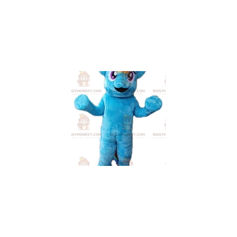 Super Fun Giant Blue Pony BIGGYMONKEY™ Mascot Costume –