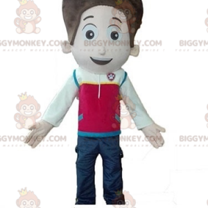 Costume de mascotte BIGGYMONKEY™ de petit garçon d'écolier avec