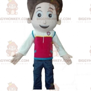 BIGGYMONKEY™ mascottekostuum voor kleine schooljongen met